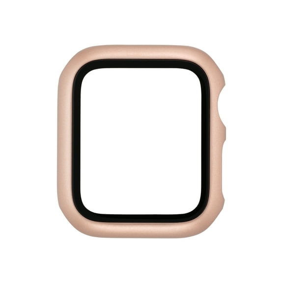 WITHit Full Protection Rose Gold Bumper with Glass Screen Protection for 45mm Apple Watch®