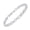 Silver, variant on 14K Gold Plated 3mm CZ Heart Tennis Bracelet for Women, Dainty Elegant Holiday Gift for Her