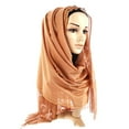 thumbnail image 2 of Shawls and Wraps for Evening Dresses Scarfs for Women Pashmina Wedding Formal Shawl Orange, 2 of 4