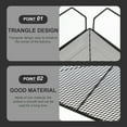 thumbnail image 3 of KAKOWELY Plant Pot Stand Iron Wire Corner Sundries Storage Rack Corner Rack Shelf Holder Organizer,18.7X"X11.02"X1.97", 3 of 5