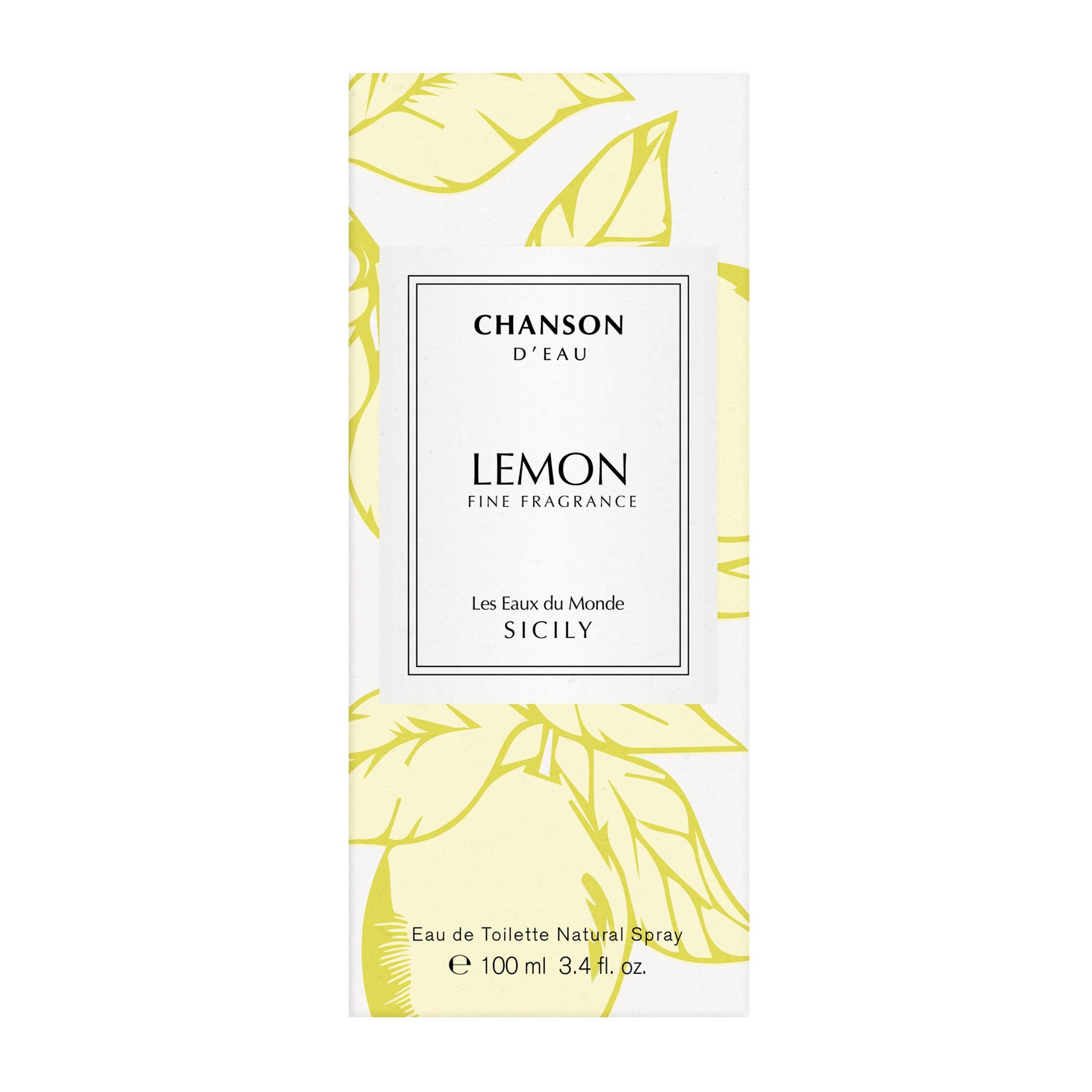 Chanson d’Eau, Les Eaux du Monde, Refreshing & Invigorating Citrus Fragrance, Eau de Toilette for Women, Lemon, 100ml