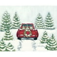 thumbnail image 3 of Baker, Sara 24x20 Black Modern Framed Museum Art Print Titled - Tree Farm Tradition II, 3 of 5