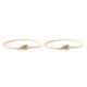 thumbnail image 4 of Guardurnaity Cinturón de cintura de moda Elástico Exquisito Ajustable Metal Estrecho Estiramiento Correa con hebilla Adornos Día de San Valentín Oro 2piezas, 4 of 6