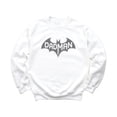 thumbnail image 4 of DadMan Hero Sweatshirt for Men Funny Dad Bat Graphic Sweater for Adult White Sweatshirt Adult X-Large, 4 of 4