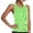 Green, variant on Women's Cropped Printed Camisole Round Neck Vest Boho Dark Green S