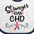 thumbnail image 4 of Inktastic Chd Awareness Month Ribbon Boys or Girls Baby Bib, 4 of 4