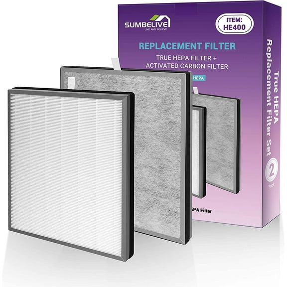 Sumbelive HE400 3-in-1 Air Filter Set, Compatible
