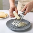 thumbnail image 5 of Stainless Steel Cheese Grater Set,Kitchen Grater&Peeler&Slicer,Cleaning Brush, 5 of 6