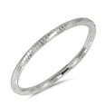 thumbnail image 1 of Diamond-Cut Stackable Spiral Twist Ring .925 Sterling Silver Band Jewelry Female Male Unisex Size 9, 1 of 4
