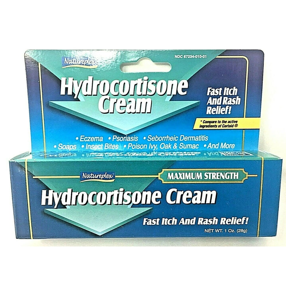Natureplex Hydrocortisone Cream or Eczema Psoriasis Poison Ivy Oak