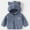 Blue, variant on Spazoro Toddler Girls Jackets, Fall Winter Zipper Hooded Long Sleeve Warm Coats for Child Girls Boys Blue Size 4-5T
