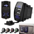 thumbnail image 2 of 5V 3.1A Cargador de coche universal Puertos USB duales impermeables Adaptador de coche Cargador de teléfono a prueba de polvo para Iphone Xiaomi Redmi Samsung huangjie unisex, 2 of 2