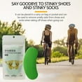 JMYHOAM Deodorizing Insole Stickers Eliminating Odor and Absorbing Foot