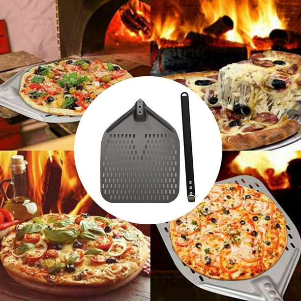 Cáscara de de aluminio para un almacenamiento, de para hornear hogar - 40cm manejar Mango pulgadas y 40 cm perfecl Pala para pizza