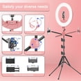 thumbnail image 7 of 55W18 45cm Ring Light Kit [ Version] 6700K Dimmable LEDRinglightTripod Stand Dual Phone Holder for  Selfie Makeup LashTattoo Studio Lighting Painting,Photo Video Recording (), 7 of 7