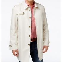 Tommy Hilfiger Mens Fletch Raincoat, Beige, 40S