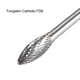 thumbnail image 3 of Fresas de Carburo YG8 Fresas Rotativas de Doble Corte Fresas de Forma Ovalada con Mango de 1/4" Cabeza de 10 mm para Bits de Amoladora de Matrices, 3 of 3