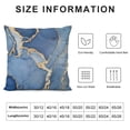 thumbnail image 5 of YINGXI Throw Pillow Covers Blue and Modern Decorative Pillows Soft Velvet Cushion Cases for Couch Sofa Bed Home Decor 20x20in, 5 of 5