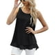 thumbnail image 1 of Blusa sin mangas Jouica negra 3XL para mujer, 1 of 5