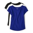 thumbnail image 2 of The Children's Place Girls Short Sleeve Shirt Tail T-Shirt, 8-Pack, Sizes XS-XXL, 2 of 6