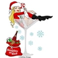 thumbnail image 2 of CafePress - Santa Girl Martini Ceramic Mug - 11 oz Ceramic Mug - Novelty Coffee Tea Cup, 2 of 4