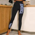 thumbnail image 3 of Gibobby Leggings Termicos Pantalones yoga deportivos ajustados moda casual para mujer Leggings estampados coloridos del Día la Independencia（Azul， XL), 3 of 4