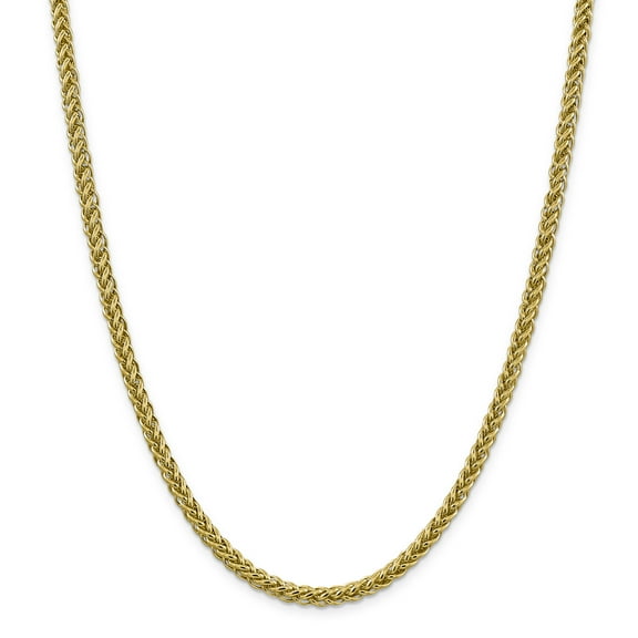 14k 4.65mm Semi-solid 3-Wire Wheat Chain (Weight: 14.59 Grams, Length: 20 Inches)