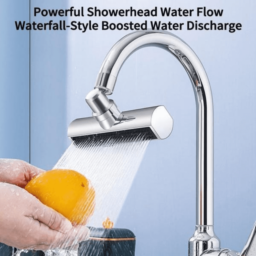 LigoWave Waterfall Kitchen Faucet 360° Rotation 3 Water Spary Modes Showerhead Water Outlet Water Saving For Kitchen Bathroom