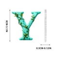 thumbnail image 3 of Wzzjkit 26 Alphabet Series 2D Acrylic Backpack Car Pendant Decoration Ornament, 3 of 7