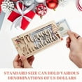 thumbnail image 2 of Pekkaxy Christmas Money Box Wooden Holiday Decor Gift Can Hold Postcards Photos Desktop Red Ornament Winter 2026 Envelope, 2 of 6