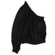 thumbnail image 1 of bar III Blusa de un solo hombro para mujer, negro, grande, 1 of 2