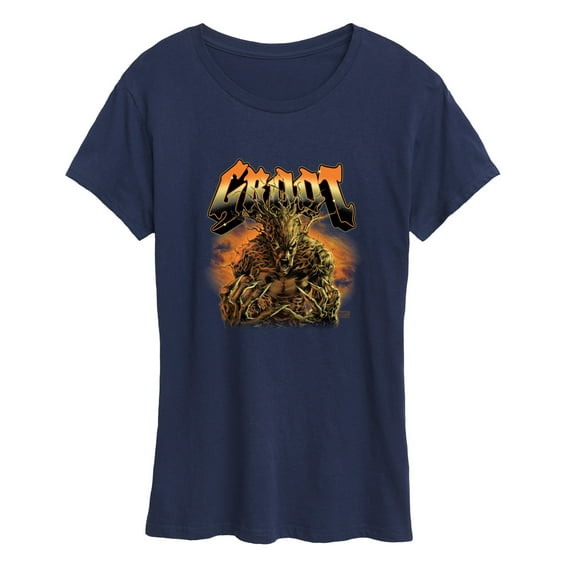 Marvel Guardians of the Galaxy - Groot Yell - Women's Short Sleeve Graphic T-Shirt