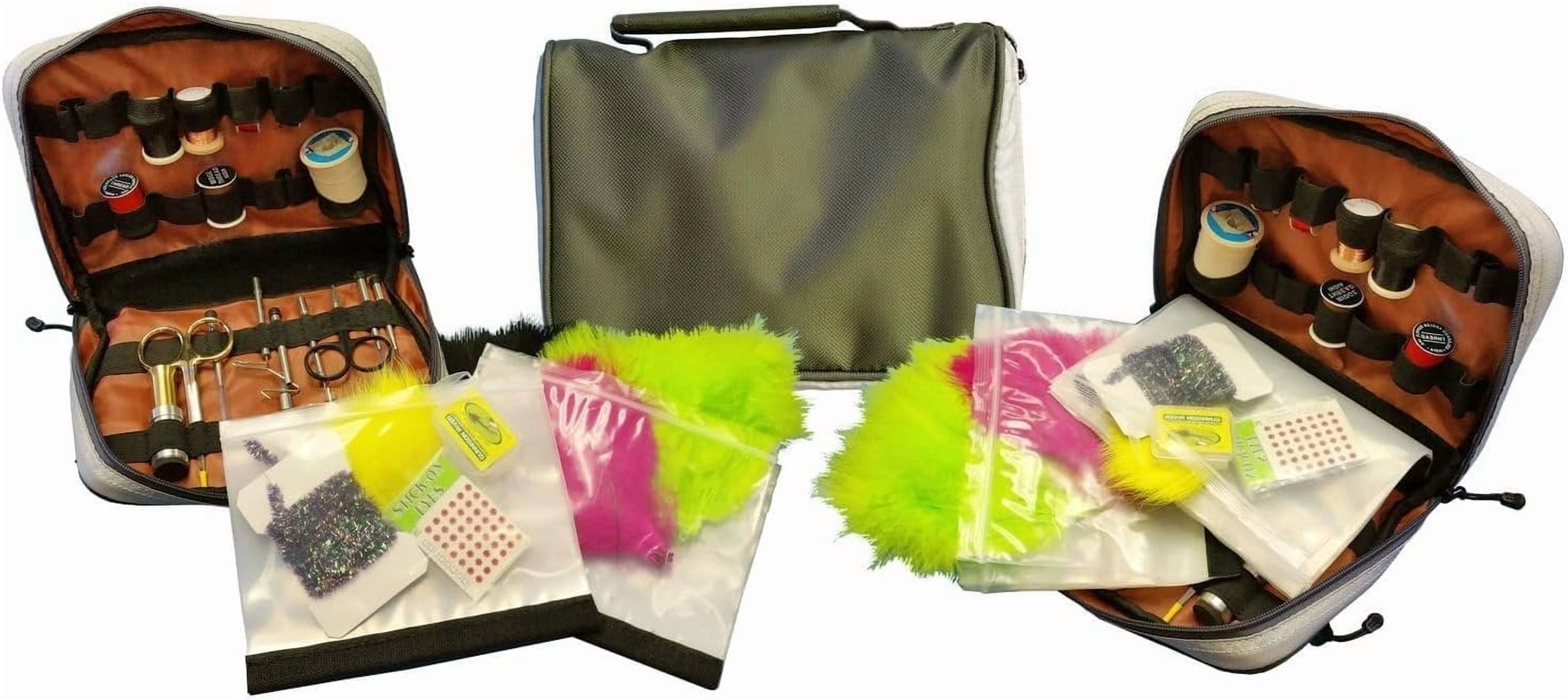 Creative Angler Supreme Fly Tying Kit with TMaterialBag2080