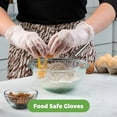 thumbnail image 5 of GUSTO Disposable Vinyl Gloves Food Grade Latex-Free Clear, 100-Pack XL, 5 of 7