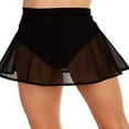 thumbnail image 1 of Women Sheer Mesh Mini Skirts High Waist See Through Beach Cover-ups, 1 of 6
