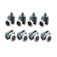 thumbnail image 4 of MLINS 12PCS Replacement Single Wheel Door Runners 25mm Shower Door Wheels Sliding Enclosure Rollers Wheels Pulleys - 6 Upper Wheel and 6 Bottom Wheel, 4 of 8