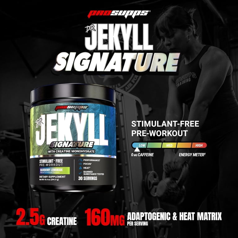 ProSupps Dr. Jekyll Signature Pre Workout Powder, Blueberry