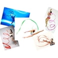 thumbnail image 3 of Dancer Ribbons Rhythmic Gym Gymnastic Ribbons with Twirling Wands for Kids, 3 of 8