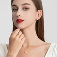 thumbnail image 2 of Premium Grade VVS1 Moissanite Round Stud Earrings - 925 Silver or 14K Gold, 2 of 7