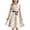 z260321-White-B, variant on XEGLSBU Dresses for Girls 10-12 Sparkly Easter Print Girls Sleeveless Dress Back Elastic Zipper for Casual Outdoor Daily Wear Silver Size 13-14 Years