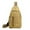 Khaki, variant on Rvasteizo Organization And Storage, Sling Bag For Men Women Shoulder Backpack Chest Bags Crossbody Daypack With Earphone Hole For Hiking Camping Outdoor Trip