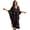 Cherry Black, variant on Hummingbird Hydrangea Floral Print Womens Plus Size Kaftan Dress V Neck Batwing Sleeve Beach Cover Up Swimsuit Coverups Summer Lounge Caftan Dress
