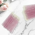 thumbnail image 4 of Unique Bargains 100 Pcs Brosse à Lèvres Jetable pour Vacances Rose Rouge Flocage Plastique, 4 of 5