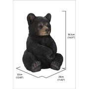 Hi-Line Gift 14.37 BEAR Garden Statue, Durable