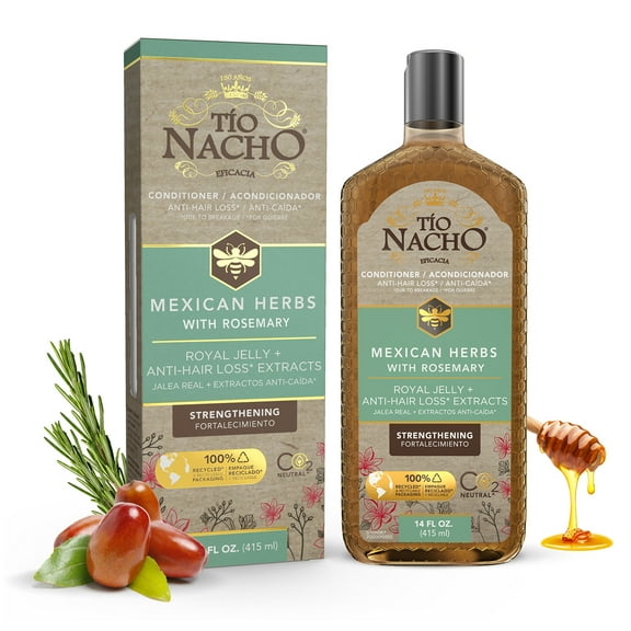 Tio Nacho Mexican Herbs Strengthening & Volumizing Daily Conditioner, Anti Hair Loss 14 fl oz