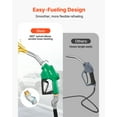 thumbnail image 3 of VEVOR 1 Inch NPT Automatic Fuel Nozzle with Swivel, Max Flow Rate 21.6 GPM, Auto Shut Off Diesel Gas Pump Nozzle with 3-Speed Trigger Lock & 1-3/16 in (OD=30.1 mm) Spout for Gasoline, Diesel, 3 of 9