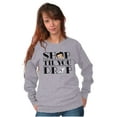 thumbnail image 5 of Betty Boop Shop till You Drop Funny Women Crewneck Sweatshirt Brisco Brands X, 5 of 6