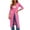 Pink, variant on Long Cardigan Lightweight Knit Dusters Coat V Neck Button Up Sweater Dress Fall Outfits Women S