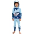 thumbnail image 4 of TBWNWG Boys Long Sleeve Rash Guard Sun Swimwear Set for Kids Surfing Beach and Pool Activities, 4 of 4