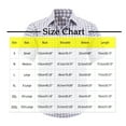 thumbnail image 5 of Maplenight Button Down Shirts for Men Plaid Lapel Short Sleeve Mens Shirts with Pocket Regular Vacation Causal Business Tops for Summer Fall, 5 of 5